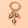 Keychain Hot Air Balloon Charm Compact Size Lightweight Zinc Alloy Key Chain Christmas Valentine Birthday Anniversary Accessories
