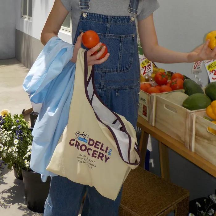 GROCERY MARKET BAG [BUTTER]