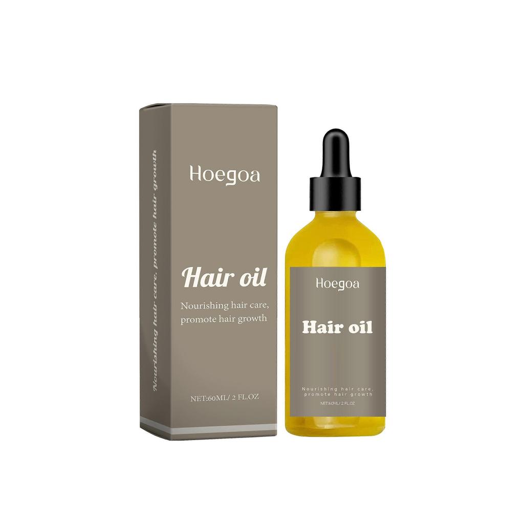 Hoegoa Hair Care Essential Oil - Improves Frizz, Smooths And Shines Hair, Moisturizing Rosemary Nourishing Hair Oil