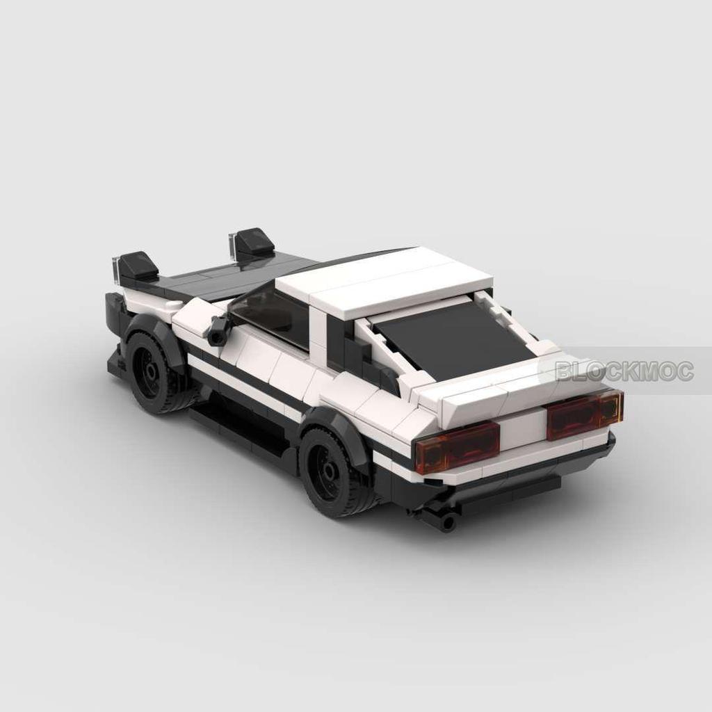 Small Particle AE86 Racing Car Educational Building Blocks Toy for Children