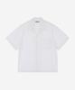 Pildeoseu One Pocket Wrinkle Short Sleeve Shirt White