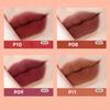 Lápiz labial Barro labial crema pequeña puré show blanco boca rojo caja ciega brillo labial mate