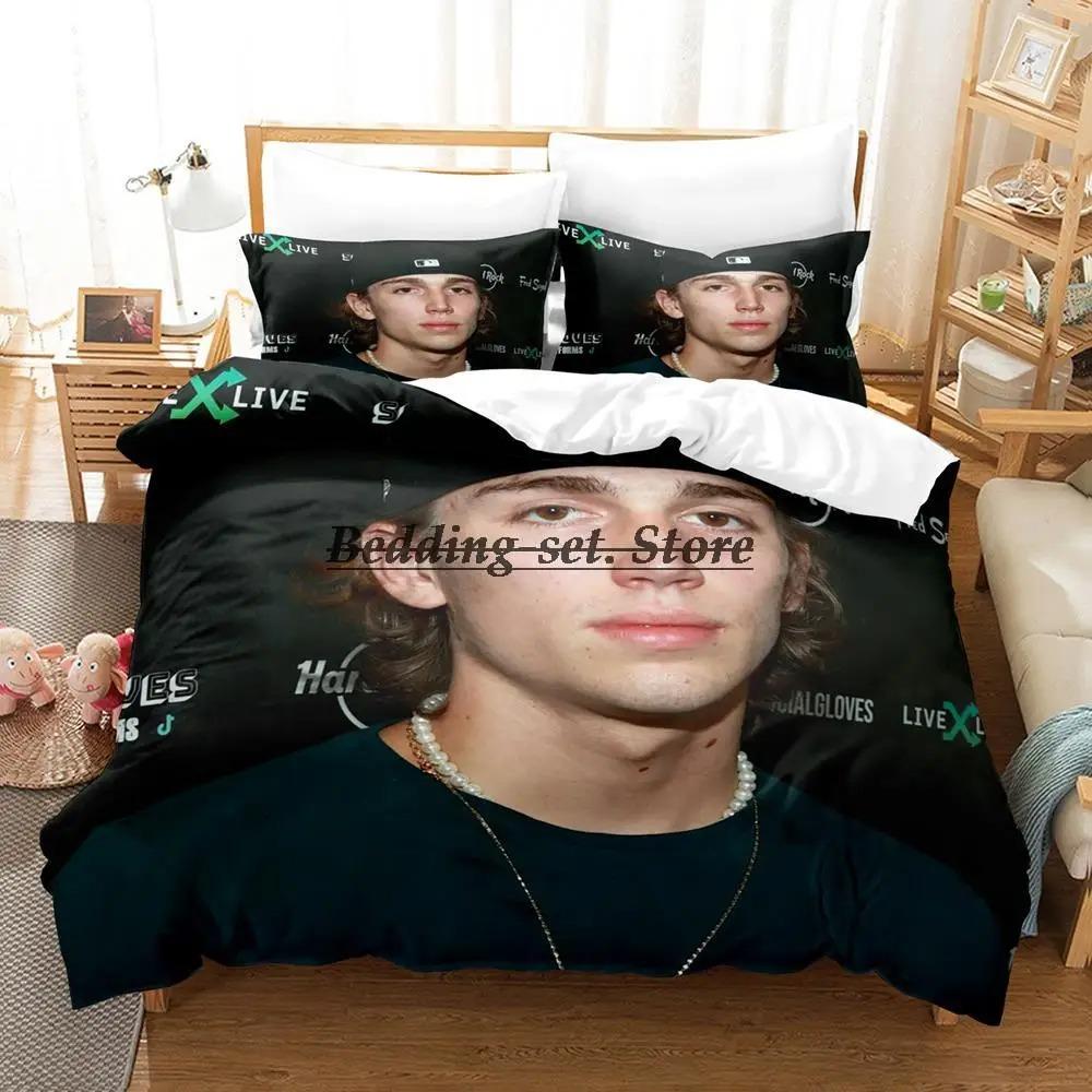 Vinnie Hacker Merch 3D Bedding Set Single Twin Full Queen King Size Duvet Cover Bed Sheet Set for Adult Kid Bedroom