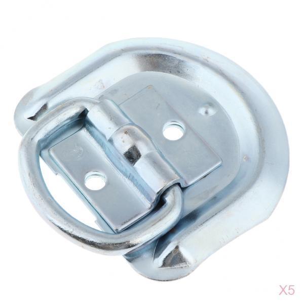 D Ring Tie Down Anchor High Strength Metal Cargo Rope Hook Utility Truck Parts for Trailer Loading Area Fastening