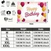 Party Backdrop Happy Birthday Birthday Wedding Floral Balloon Photo Booth Background Front Door Decor