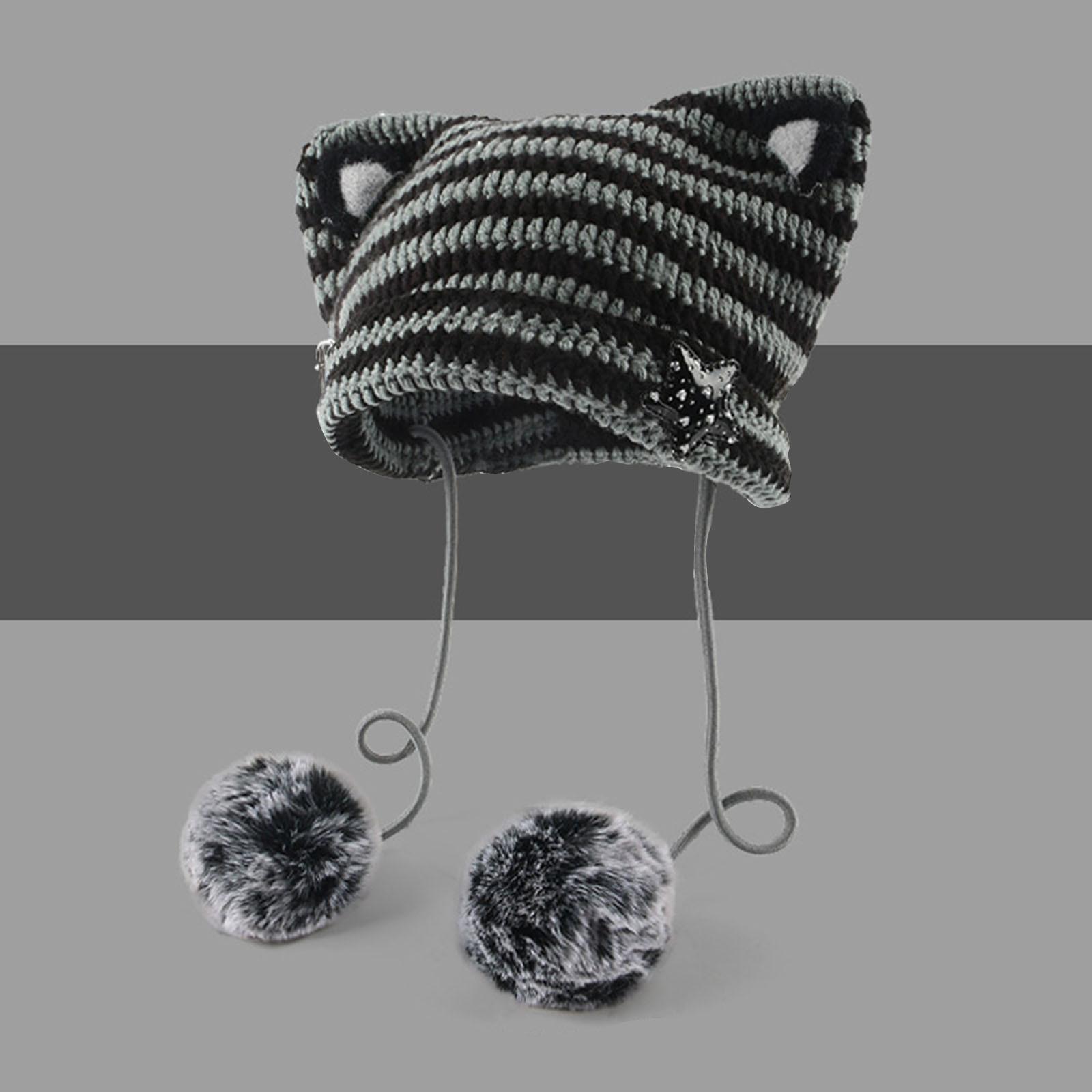 

Шляпы для женщин, винтажная женская шляпа, готическая шляпа, аксессуары, напускная крестовая металлическая фурнитура, помпоны One Size чёрный