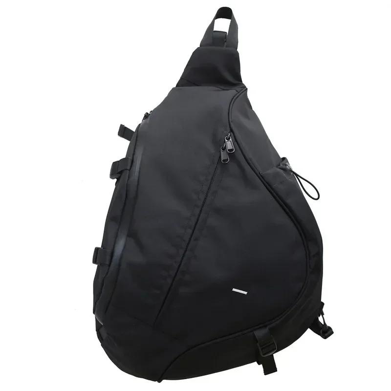 Harajuku Design Nylon Large Capacity Handbag Street Shoulder Messenger Satchel Men Sling Bag for Women Goth Gothic