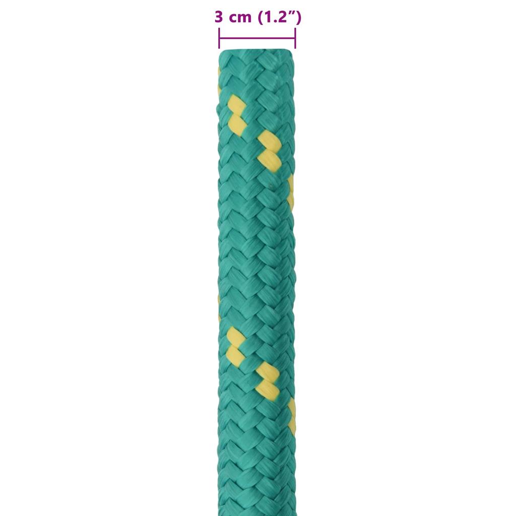 Boat Rope 5 m 3 cm Green PP