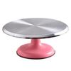 10 Inch Revolving Cake Decorating Stand Professional Aluminum Alloy Cake Turntable for Home Cake Decorating Supplies