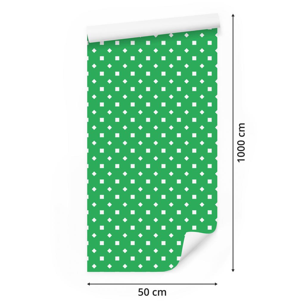 Wallpaper Dots Green, Top Green for Living Room and Bedroom 50x1000