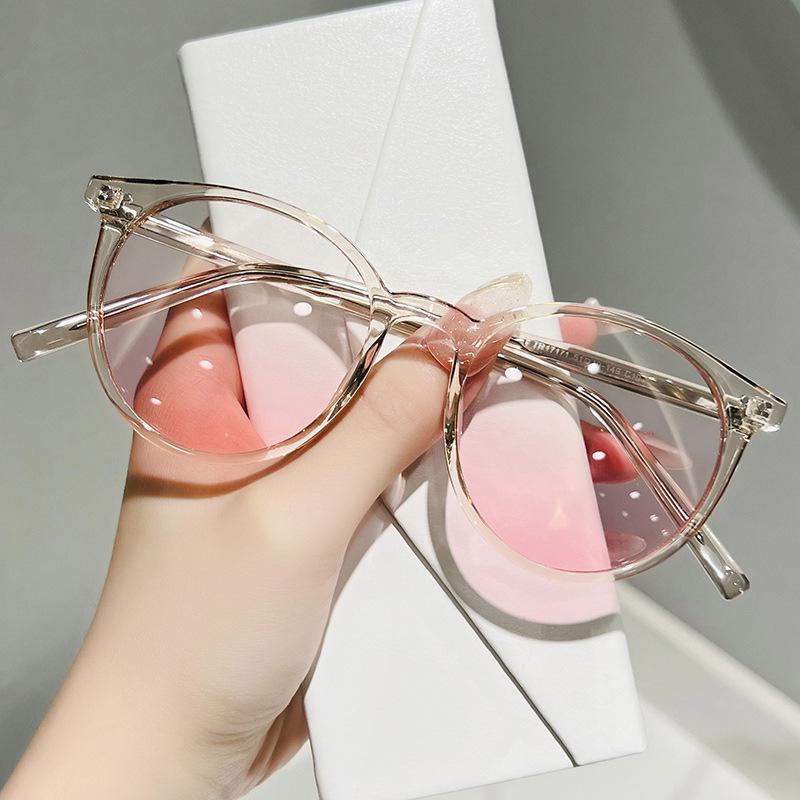 Trendy Unisex High-End Blush Sunglasses with Acetate Frame & UV Protection