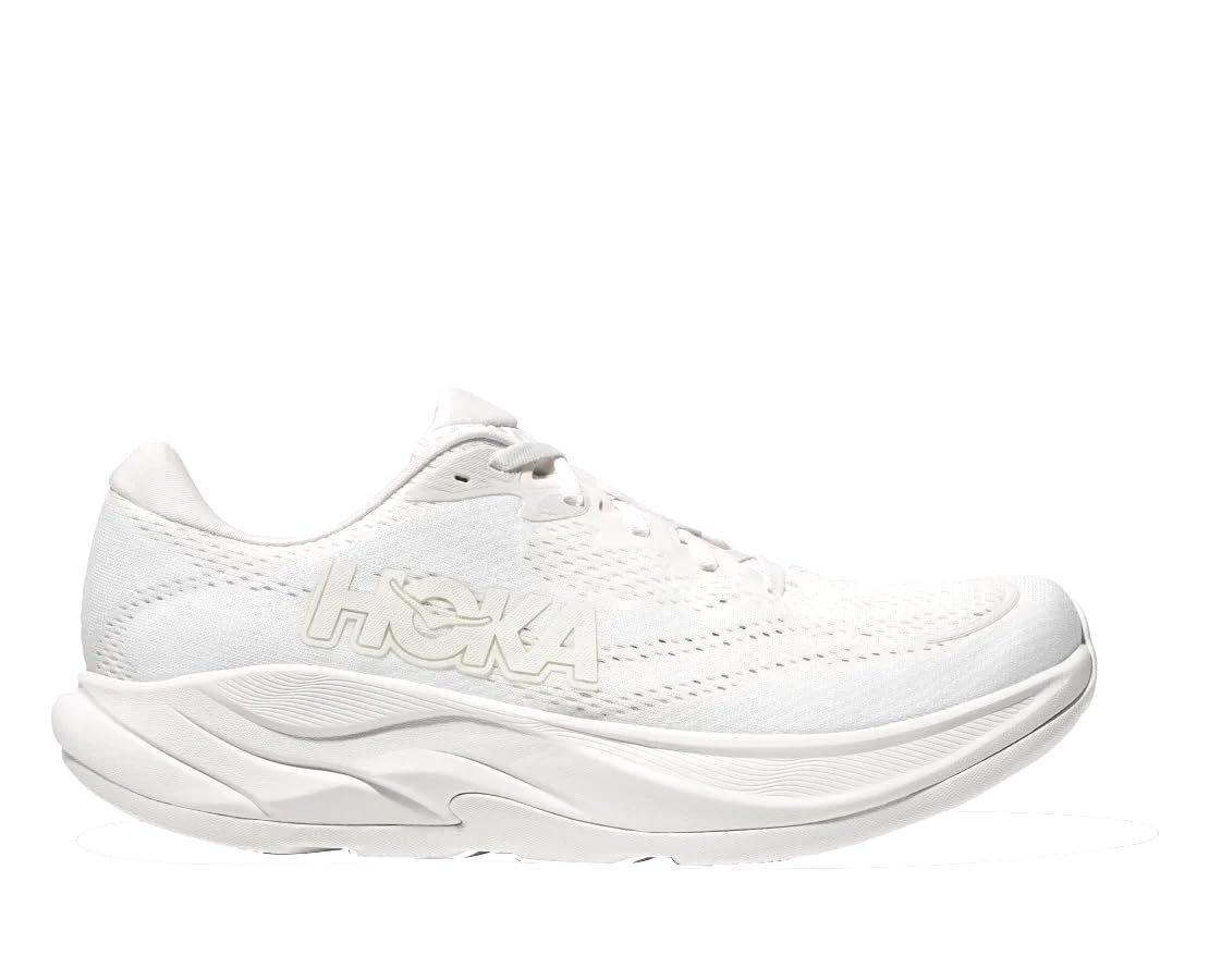 

Hoka One One Rincon 4 Regular Width Running Size Men s Shoes, White/White, 26.5cm