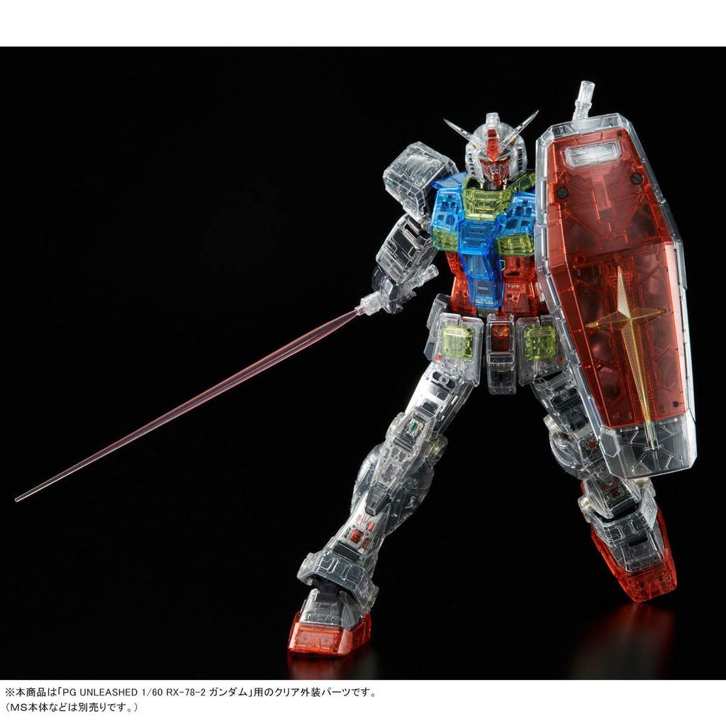 Bandai Spirits PG UNLEASHED Gundam Clear Color Body 1/60 RX-78-2