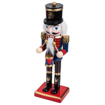 Decorazione Casa Schiaccianoci Soldato Cartone Animato Legno Decorare Schiaccianoci Natalizi Blu Marino