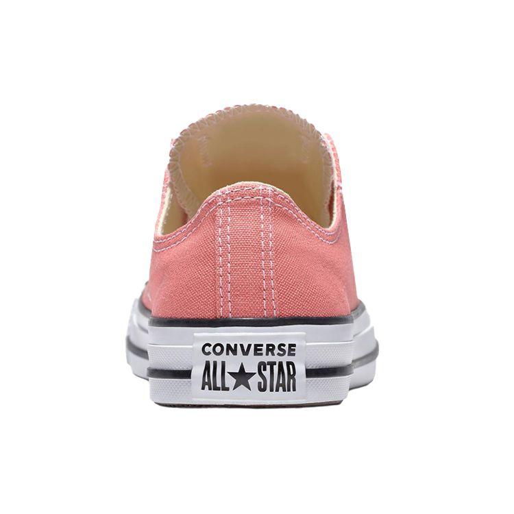 Converse Chuck Taylor All Star Canvas Slip Resistant Durable Breathable Low Top Skate Shoes Unisex Sneaker Coral-Red 161421C