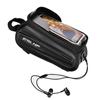Mountain Bike Front Top Tube Pouches Pannier Phone Mount Holder Handlebar Bag with Touch Screens Cell Phone Bag Holder