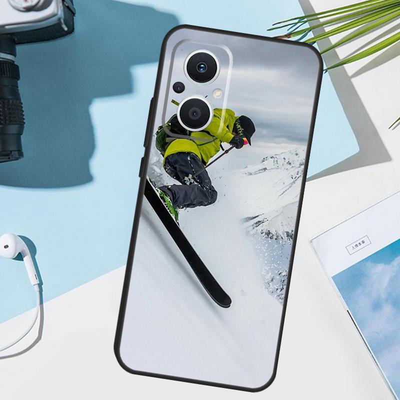 Ski Neige Snowboard Cover For OPPO Reno 7 8 Lite 10 12 13 14 Pro 11 F 12F 13F 14F OPPO Find X8 X5 X6 X9 Pro Case
