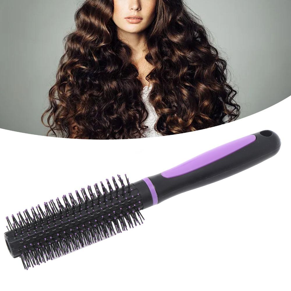 9 Row Comb Round Hair Brush Vent Brush Styling Hair Brush Roller Comb For Salon Use