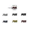 RS Metal Emblem for Ford Focus/Fiesta: Mini Car Logo for Steering Wheel & Console
