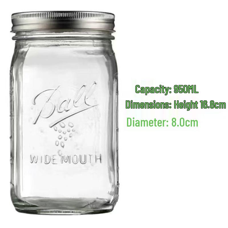 16oz Split Lid Mason Jar for Herbs, Salads, and Oatmeal