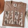 Nana Comfort Colors Shirt, Leopard Bow Grandma Shirt, Mothers Day Gifts, New Grandma Tshirt, Tee