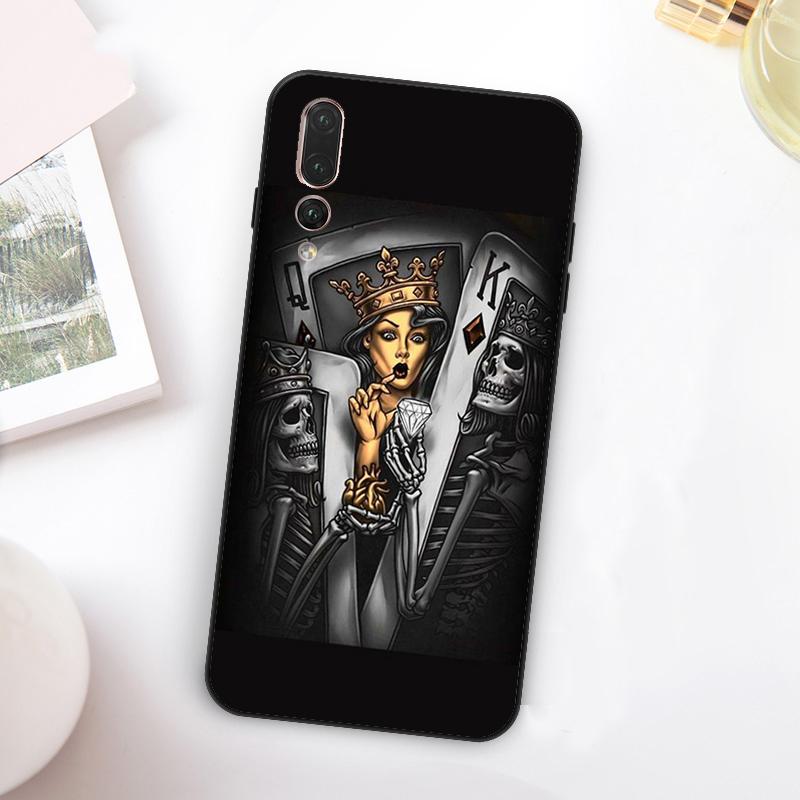 King Queen Art For Huawei Nova 11 10 9 SE Y70 Y60 Y90 Y61 Y91 Y73 Y72 12i 11i 8i P30 P40 Lite P60 Pro Case