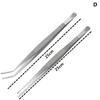 2Pcs Professional Stainless Steel Kitchen Tweezers - Cooking Clamps For Electroplating, Seafood, Grilling, Precision Cooking