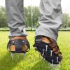 Adjustable Steel Spikes Lawn Aerator Shoes For Gardening Golf Course Yard With Durable Polyethylene Base And Secure Fit