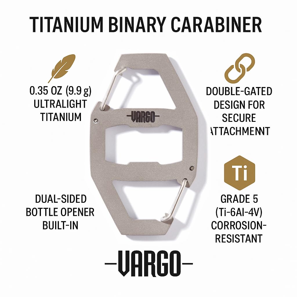 Vargo Binary Carabiner T-484