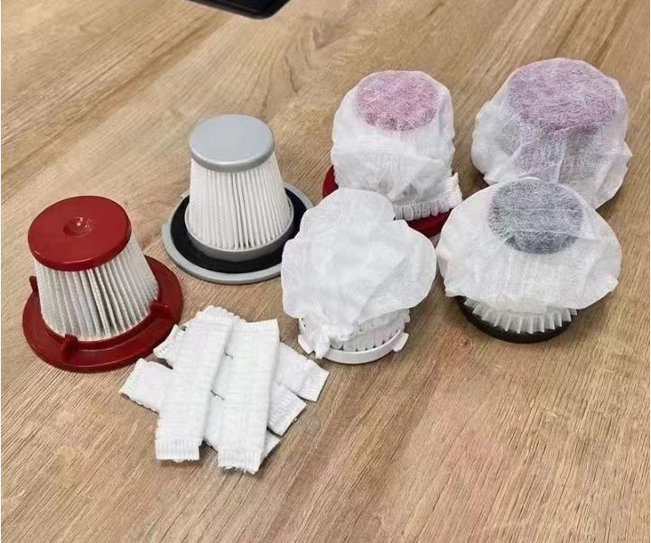 Disposable Vacuum Cleaner Filter Covers Nonwoven Fabric Filter Net 50 Pieces Compatible with Various Vacuum Models Replacement Filter Accessories