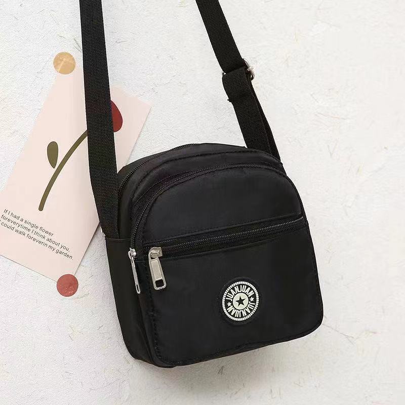 Wholesale New Flower Cloth Bag Oblique Span Bag Middle-aged and Elderly Bag Stall Night Market Oxford Cloth Shoulder Bag Women's Bag Canvas Bag
