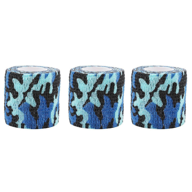 1PC/3PCS Outdoor Camouflage Tape Wrap Self-Adhesive Telescopic Multifunctional Non-Woven Stretch Bandage Tape Accessories For Camping Hunting