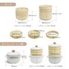 DQ CORAL and Gas Enamel Pot with Oil and Perfect for Hot Pot Simmered and Oden [Induction Compatible] Lid, Greige, 22cm, Enamel, Frying, Tempura,