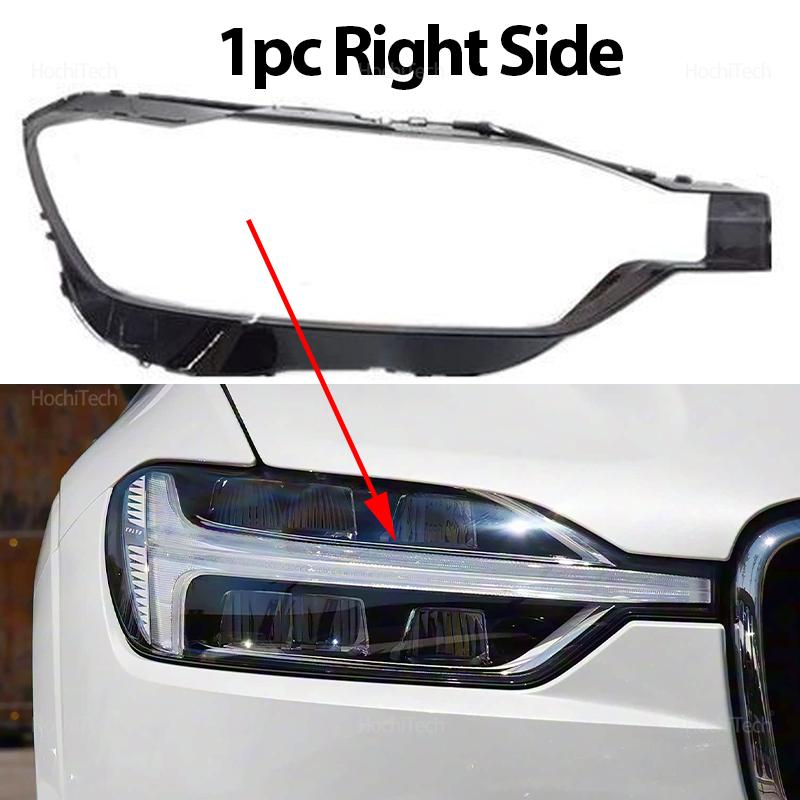 

Кришка фари Автомобільна Скляна кришка лінзи фари Абажур Яскрава оболонка Кришки лінз для Volvo XC60 XC 60 2018 2019 2020 2021