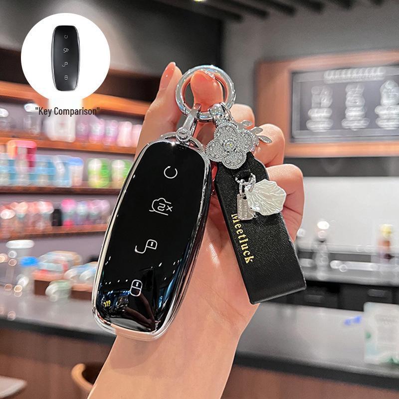 Premium BYD D9 Key Case & Protective Shell for EV Cars - Unisex, High-End Design Compatible with N7/DM-i/D9/PHEV Models