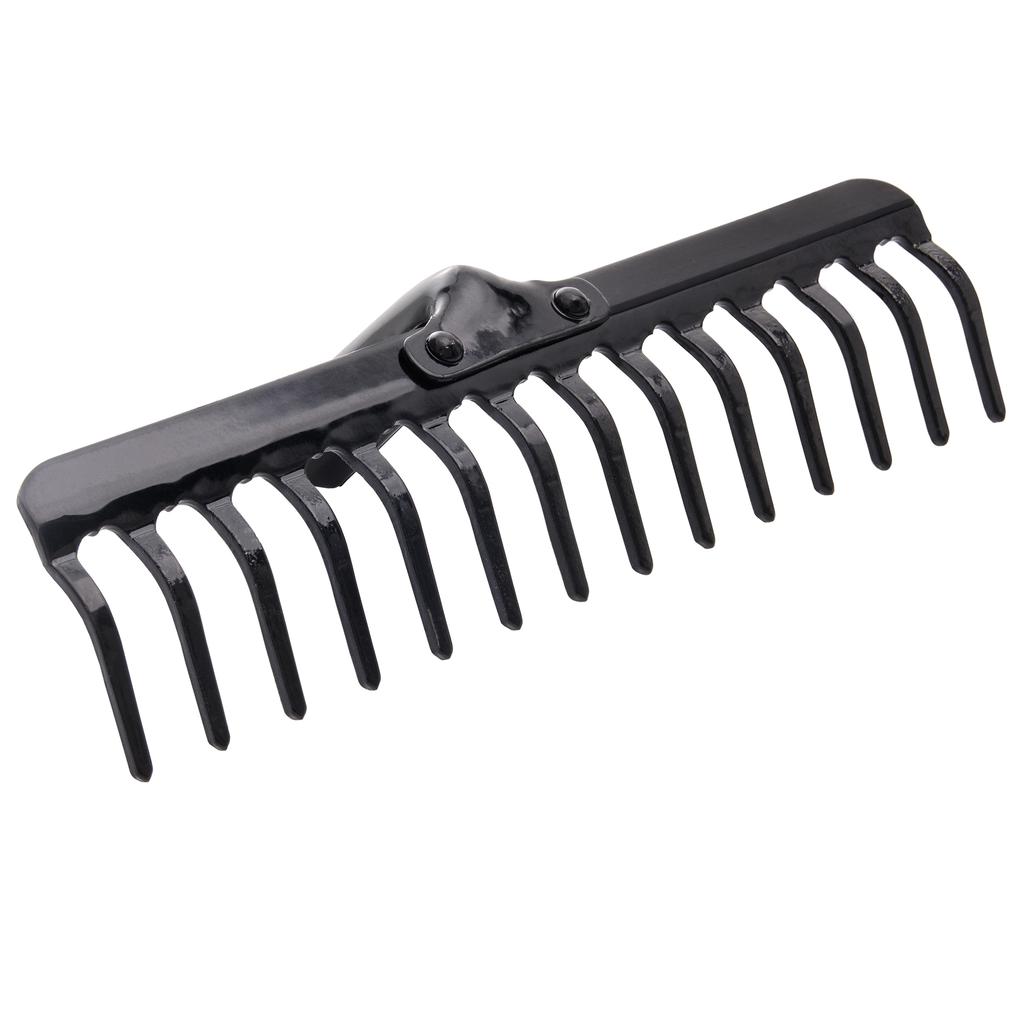 KADAX Grabie metalowe Do Liści Trawy Bez Trzonka Nieoprawione Solidne