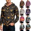 Men's Casual Loose Fit Hoodie with Kangaroo Pocket and Drawstring Printed Sweatshirt