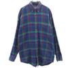 80s Vintage Chaps Check Pattern Long Sleeve Button Down Shirt Men's Used