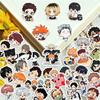 140Pcs/Set Haikyuu!! Mini Diary Manual Stickers DIY Scrapbooks Album Decor Decals Stickers