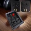 Audio Speaker Junction Box XLR Wiring Terminal Cable Clamp