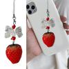 Sweet Strawberry Bead Charm for Mobiles and Key Holders Phone Lanyards