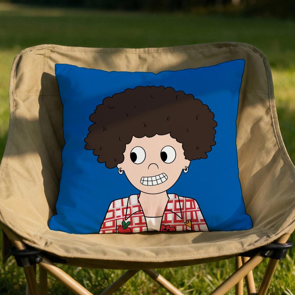 PPop ManS Cushion Cover Soft Reversible  Durable Pillow Cover  MultiScene Use for Home  Car Daily Comfort