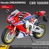 1/9 Honda CBR1000RR Speed Adult Collection Decoration Gifts Motorcycle Diecast Simulation Alloy Model Sound & Light Toy for Boys