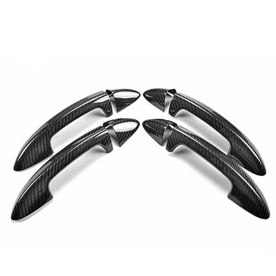 Chromowana osłona klamki drzwi samochodu z włókna węglowego tapicerka dla VW PASSAT B6 3C 2006 -2011 Passat CC 2009-2012 Car styling 