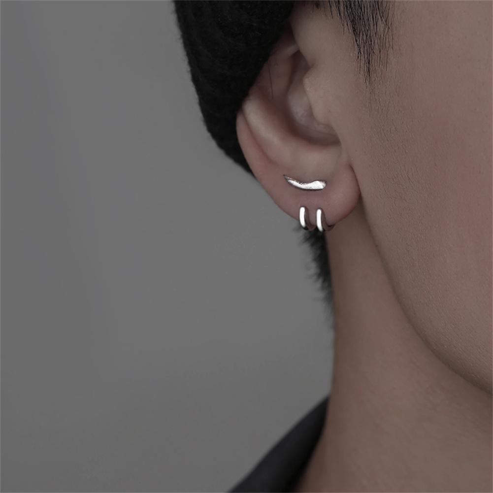 Luxury Punk Earring For Men Detachable Dual Purpose Stud Earring Prong Ear Fashion Mens Jewelry Pendant