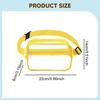 Clear Fanny Pack Waist Bag Crossbody Purse for Festival Concerts Hiking Travel