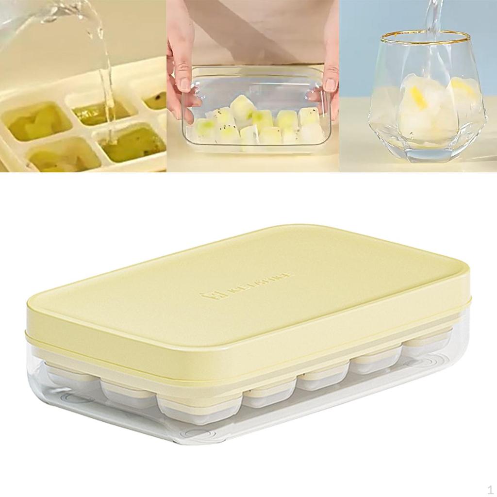 Tray, Ice Making, Multipurpose Easy Release Portable for Candy, Juice, Drinks, Chilling Tea Beverage
