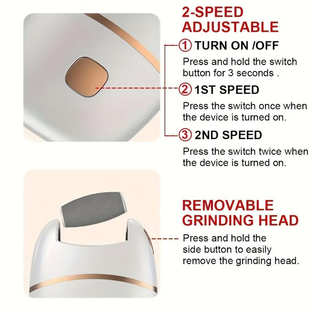 Household Electric Foot Grinder For Removing Dead Skin From The Feet Charging Model