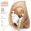 Beach Bag with Mini Pocket Beach Tote Bags for Women Large Foldable Mesh Swimming Pool Travel Bags Sandproof