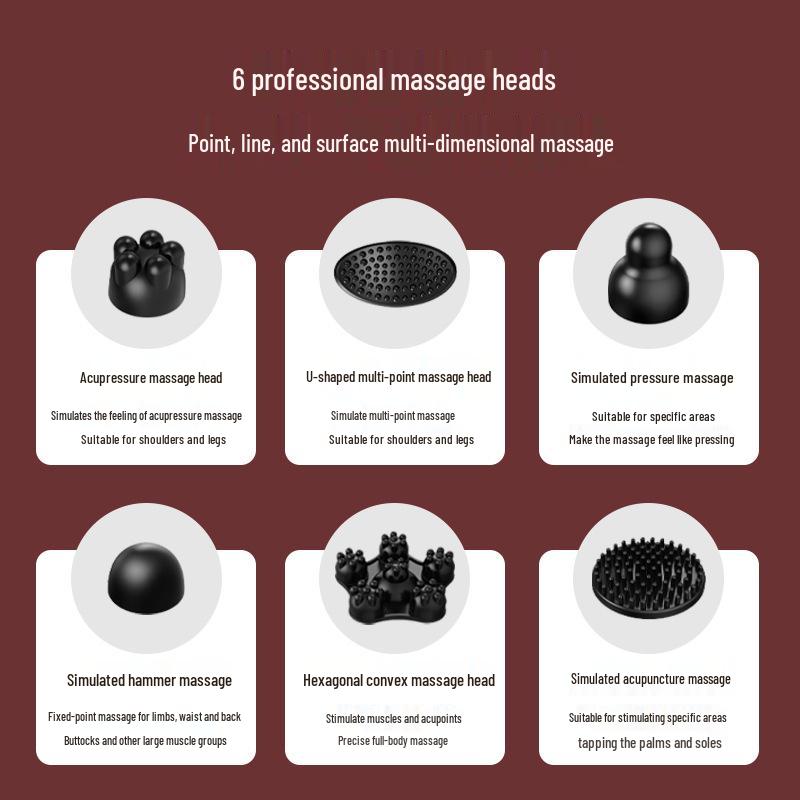Electric Tapping Massage Hammer for Back, Shoulder, and Leg